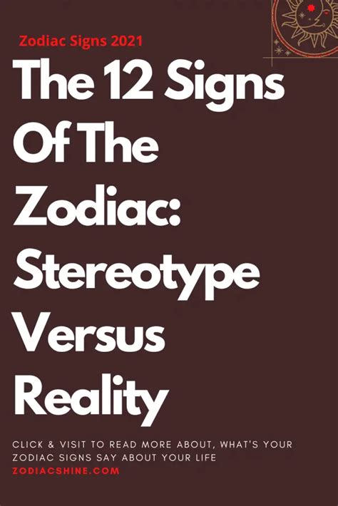 The 12 Signs Of The Zodiac Stereotype Versus Reality Zodiac Shine