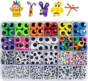 Amazon 1580pcs Googly Eyes Self Adhesive For Crafts Craft Sticker