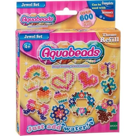 Perles Aquabeads Coffret Bijoux Gar On Et Fille Perles Rose