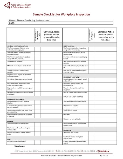 Workers Comp Audit Checklist