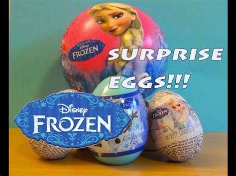 FROZEN SURPRISE EGGS エルサ アナと雪の女王 YouTube