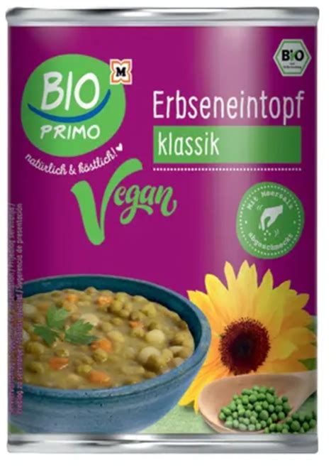 BIO PRIMO Organic Ready To Eat Vegan Pea Stew 400 G Piccantino