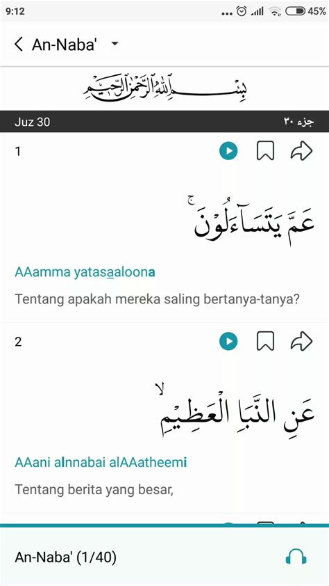 Detail Surat An Naba Ayat Koleksi Nomer