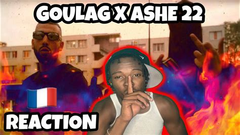 AMERICAN REACTS TO FRENCH DRILL RAP Goulag Feat Ashe 22 H24 CLIP