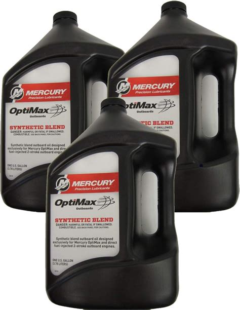 Amazon OEM Mercury Optimax DFI 2 Cycle Outboard Oil Case Of 3