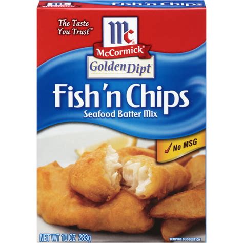 Mccormick Golden Dipt Fry Mix Fish N Chips 10 Oz