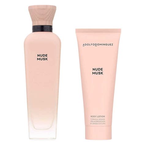 Set Adolfo Dominguez Nude Musk 2Pzs 120Ml Edp Spray Body Lotion 75Ml Pasión de Fragancias