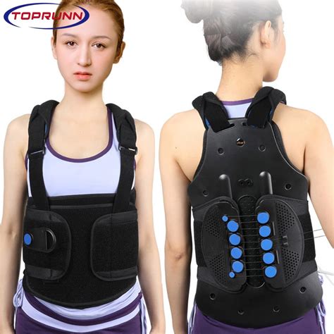 Tlso Thoracic Full Back Brace Treat Kyphosis Osteoporosis Compression