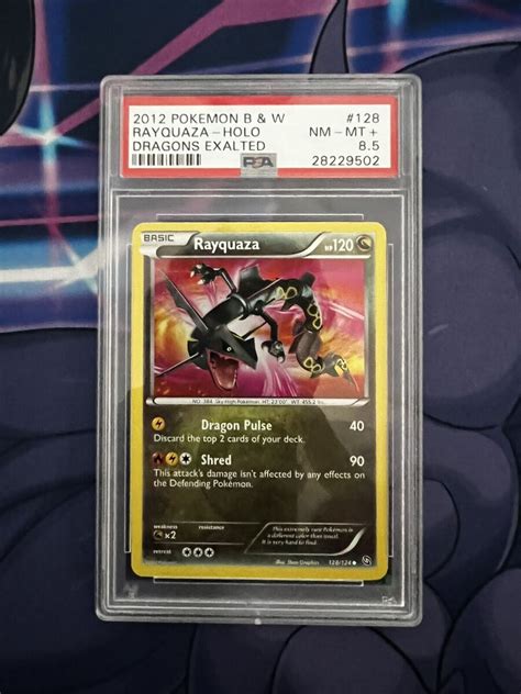 Shiny Rayquaza Card Dragons Exalted