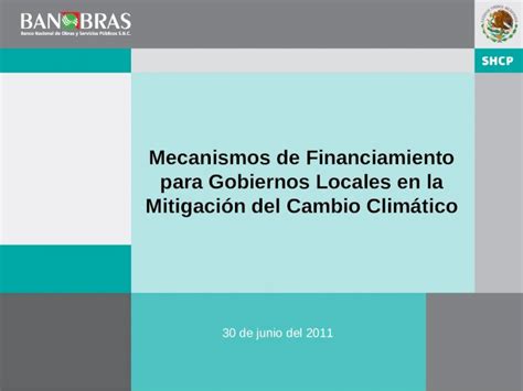 Ppt Mecanismos De Financiamiento Para Gobiernos Locales En La