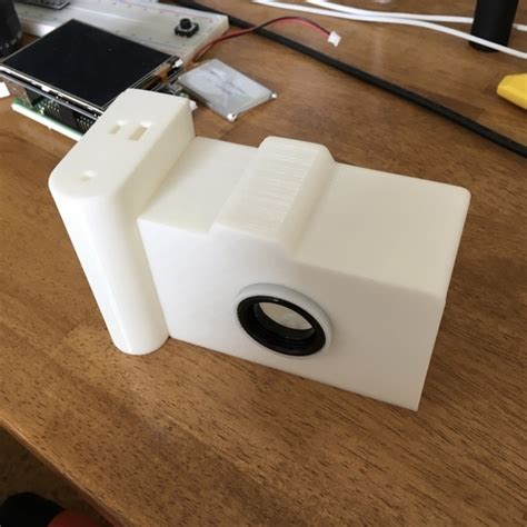 3d Printed Raspberry Pi Camera Case With Cs C Mount Lens By Akira Kozakai Pinshape