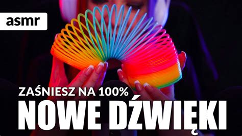 ZAŚNIESZ NA 100 NOWE DŹWIĘKI ASMR YouTube