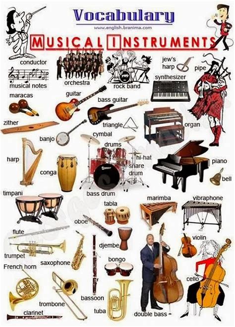 Image Result For Musical Instrument Practice Log English Vocabulary