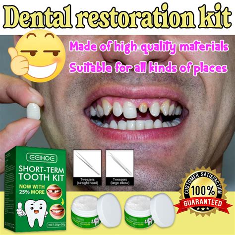 30ml Temporary Tooth Repair Kit Filling Teeth Gaps Moldable False Teeth