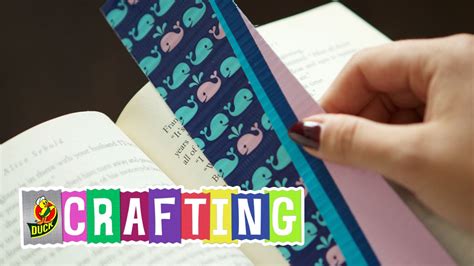 How To Craft A Duct Tape Bookmark Youtube