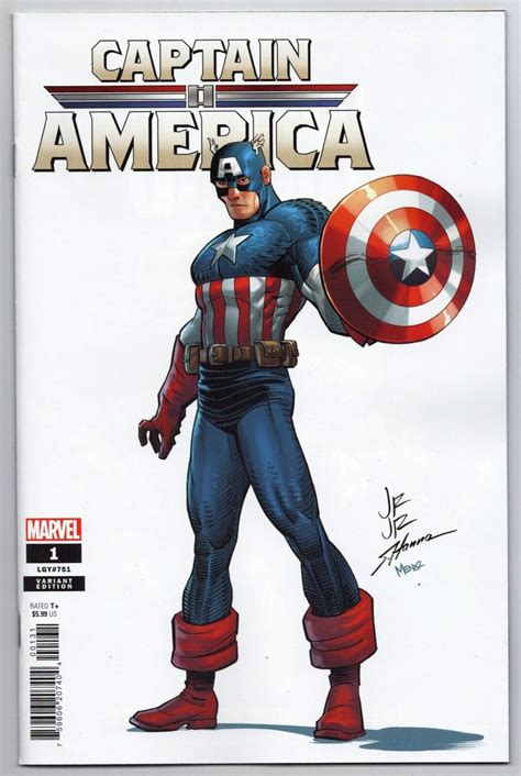 Captain America 1 John Romita Jr Variant Marvel 2023 NM Comic