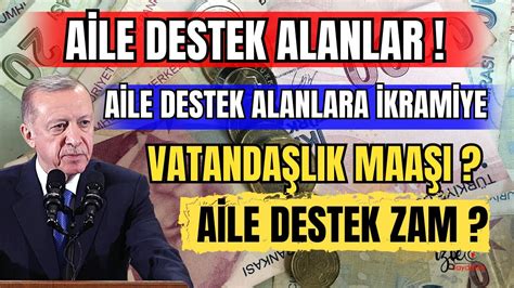 A Le Destek Alanlar A Le Destek Zam Var Mi Vatanda Lik Maa I Kram Ye