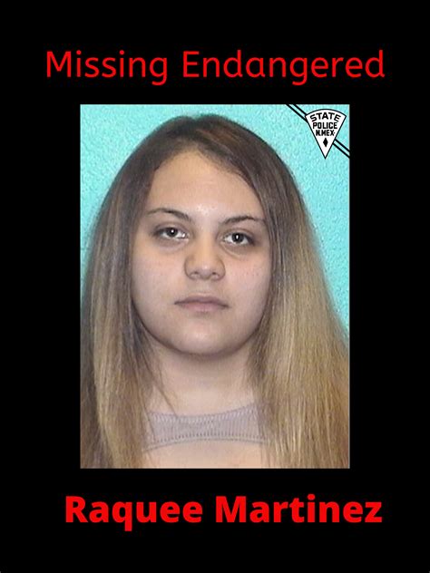 Nmsp Seeks Assistance In Locating Raquee Martinez Of Espanola Who Is