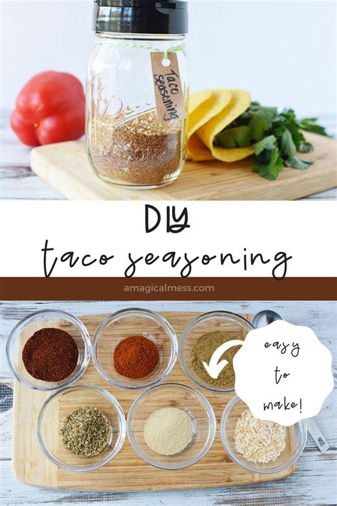 Easy Homemade Taco Seasoning Mix To Store In Your Pantry