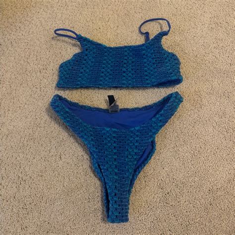 Triangl Swimwear Swim Blue Triangl Mica Bikini Set Poshmark