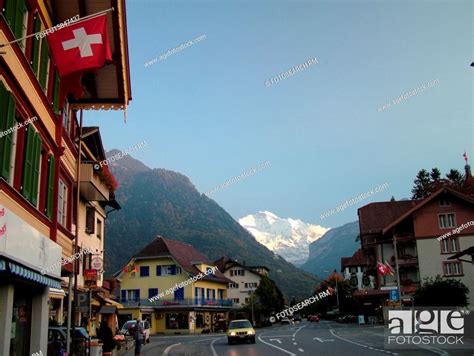 Switzerland Europe Bern Berne Matten Interlaken Bernese Alps