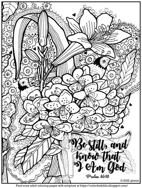 Color The Bible Book Of Psalms Coloring Home