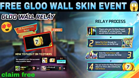 How To Complete Gloo Wall Relay Event Free Gloo Wall Skin Kaise