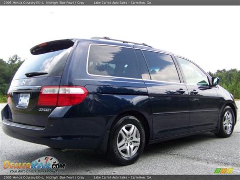 2005 Honda Odyssey Ex L Midnight Blue Pearl Gray Photo 3