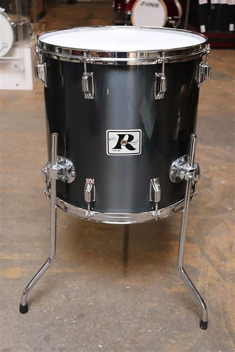 Rogers 16x16 Big R Xp8 Floor Tom Drum Midnight Mist Vintage Reverb