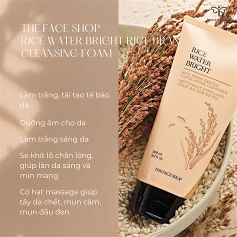 Sữa Rửa Mặt The Face Shop Gạo Vàng Rice Water Bright Rice