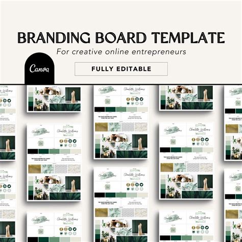 Free Brand Board Template Brand Board Template Brand Guide Brand Board