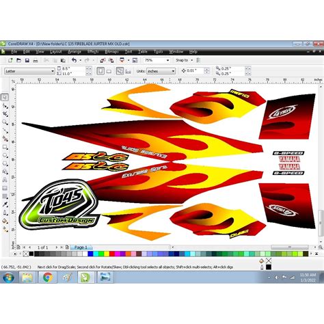 Jual Sticker Striping Jupiter Mx Old Lc Fire Malaysia Shopee