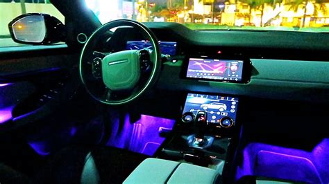 Range Rover Evoque Interior Lighting Exterior Overview Youtube