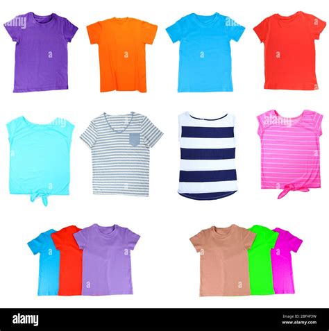 Collage of T-shirt Stock Photo - Alamy