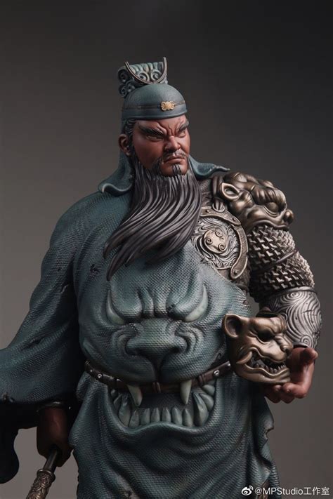 Pin By Zlin On Statue Chinese Armor Guan Yu