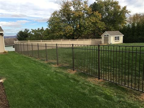 Textured Bronze Aluminum Fence Panel Inspiration For Pa Homeowners Smucker Fencing