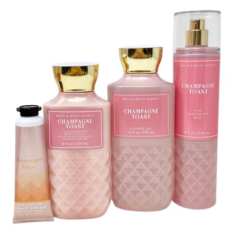 Amazon Bath And Body Works Champagne Toast Gift Bag Set Body