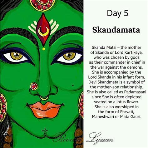 Navratri Day 5 Skandamata Durga Maa Shakti Goddess Durga