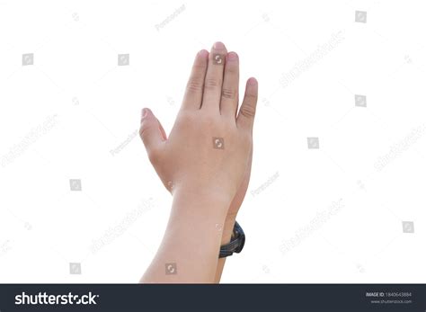 Child Hands Praying Isolated On White Stock Photo 1840643884 | Shutterstock