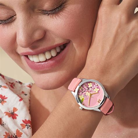 Avon Product Detail Lisbeth Floral Watch