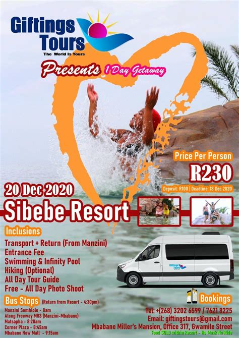 Sibebe Resort Getaway , Sibebe Resort, Mbabane, 20 December 2020 | AllEvents.in