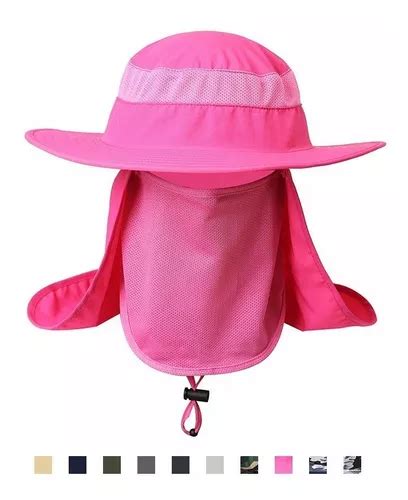 Sombrero El Sol Con Proteccion Para Cuello Y Cara Unisex Cuotas Sin