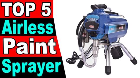 Top 5 Best Airless Paint Sprayer Review 2023 Youtube