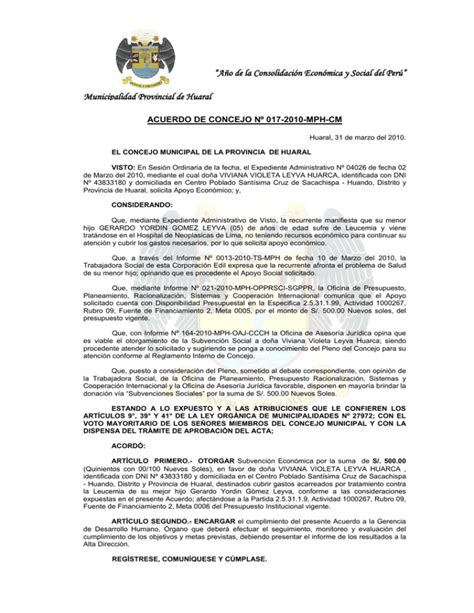 Año de la Consolidación Económica y Social del Perú