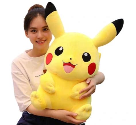 DUŻA MASKOTKA PIKACZU POKEMON PRZYTULANKA 50 CM 12504761738 Allegro pl