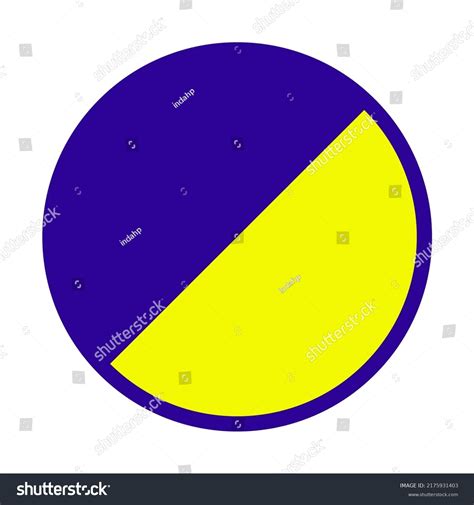 First Quarter Moon Symbol Isolated Vector Stock Vector (Royalty Free ...