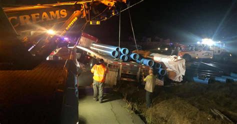 Big Rig Driver Arrested For Dui After Truck Hits Power Pole Overturns