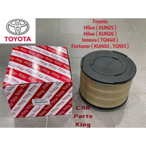 Original Toyota Air Filter C Hilux Kun Hilux