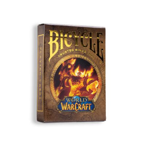 Jeu De Carte Bicycle World Of Warcraft Marron