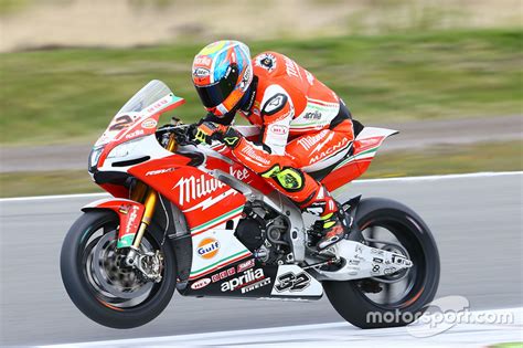 Lorenzo Savadori Milwaukee Aprilia World Superbike Team At Assen High